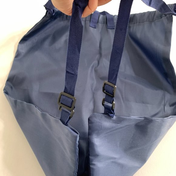 SKECHERS Brand New Unisex Drawstring Backpack Blue 100% Polyester Lightweight - Picture 5 of 14